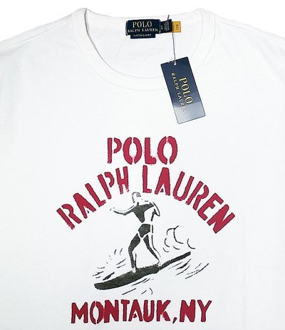 画像2: POLO RALPH LAUREN SURF Tee "MONTAUK NY" Vintage加工