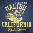 画像4: POLO RALPH LAUREN SURF PRINT Tee "MALIBU CAL" Vintage加工 (4)