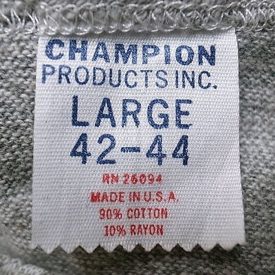 画像3: CHAMPION PRODUCTS INC. Plain Tee 1967-71'S NOS Made in USA 