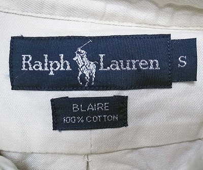 画像3: Ralph Lauren BLAIRE The Chino Shirts B.D.1990'S NOS  デッドストック