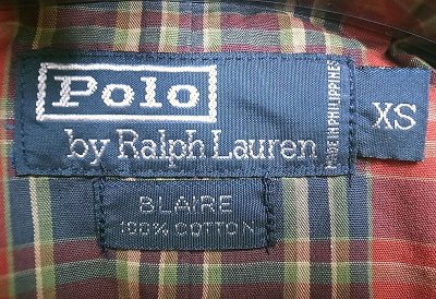 画像1: POLO Ralph Lauren BLAIRE  B.D.Shirts 1990'S NOS  デッドストック