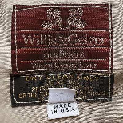 画像2: 【Vintage/Used】WILLIS&GEIGER Hunter Hiker Bush Poplin JK 1970'S 