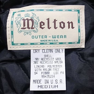 画像2: Deadstock 1980'S Melton Peacoat HG メルトン ピーコート アメリカ製