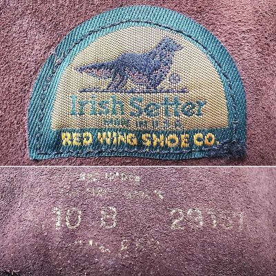 画像3: Deadstock 1990'S RED WING Irish Setter 859-2 半円緑タグ USA製 箱付  