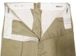 画像6: Deadstock 1950'S US.Military Officer's Chino Trousers 34×33 (6)