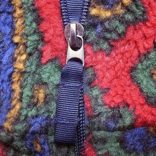 画像7: POLO Ralph Lauren Jacquard Fleece Paisley×Fox 赤 ポロ・ラルフローレン (7)