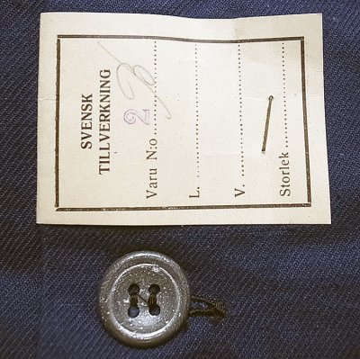 画像3: Swedish Pull-Over Shirts-Jacket 1940'S NOS スウェーデン プルオーバーシャツ
