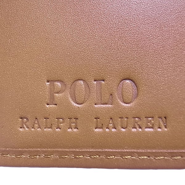 画像7: POLO BEAR LEATHER WALLET ポロ・ベアー 本革二折財布 Sailor TAN (7)