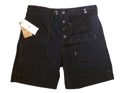 画像1: RRL Indigo Utility Shorts 本藍染 ダブルアールエル ユーティリティ ショーツ