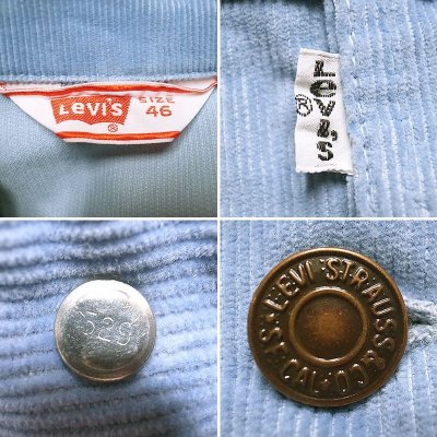 画像3: 【Vintage/Used】Levi's® 70505-1512 CORDS JK 1970'S アメリカ製 46