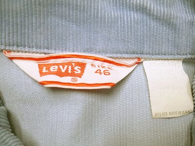画像2: 【Vintage/Used】Levi's® 70505-1512 CORDS JK 1970'S アメリカ製 46