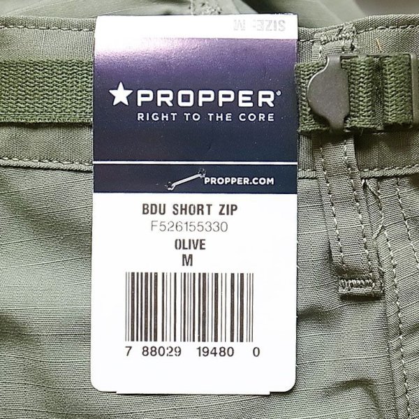 画像7: PROPPER  BDU Shorts OLIVE Rip-Stop 6pkt Cargo Shorts プロッパー (7)