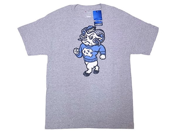 画像1: Champion® College Tee チャンピオン・カレッジT 灰 "UNC Rameses" (1)