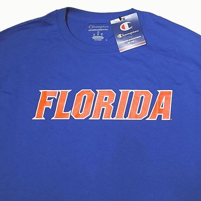 画像1: Champion®College Tee チャンピオン・カレッジT 青 "University of Florida"