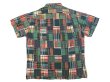 画像2: POLO Ralph Lauren H/S Madras Patch-Work P/O.Shirts 1990'S NOS (2)