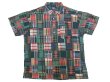 画像1: POLO Ralph Lauren H/S Madras Patch-Work P/O.Shirts 1990'S NOS (1)