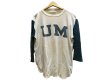 画像1: 【Vintage/Used】Champion 1970’S 7分袖 切替 Tシャツ "UM"ヴィンテージ (1)