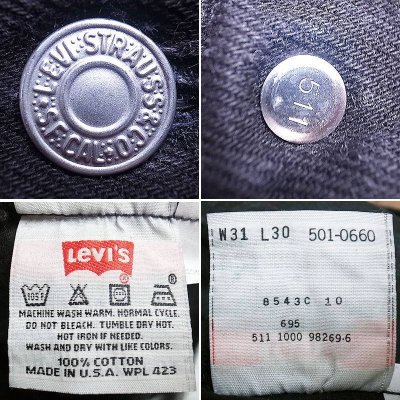 画像3: 【Vintage/Used】LEVI'S 501 BLACK 31×30 2000’S アメリカ製 2　