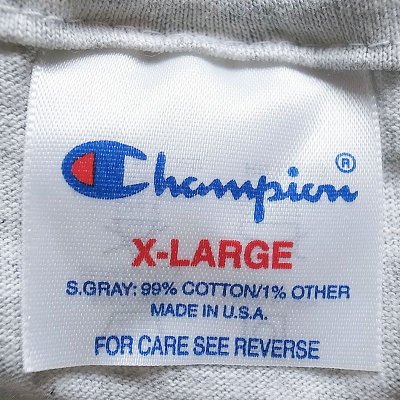 画像3: Deadstock 1990'S Champion® T1000  ASH デッドストック アメリカ製