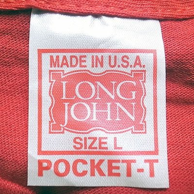 画像2: Deadstock 1990'S LONG JOHN POCKET-T デッドストック アメリカ製