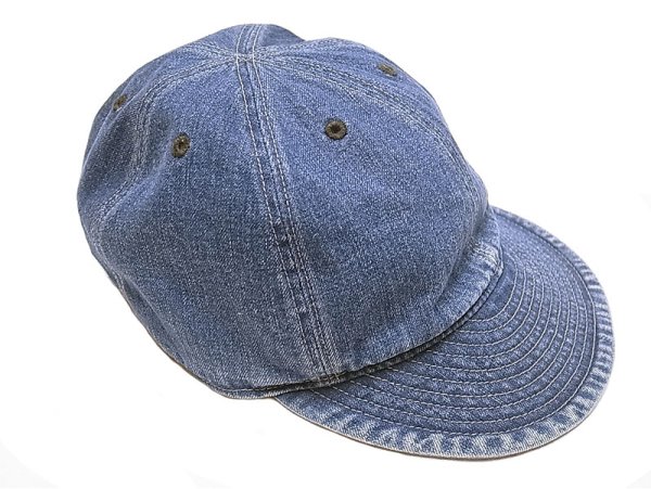 画像1: RRL Denim Service Cap ダブルアールエル デニム サービスキャップ (1)