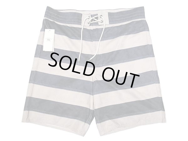 画像1: RRL US.NAVY BORDER SURF SHORTS ダブルアールエル サーフ ショーツ (1)