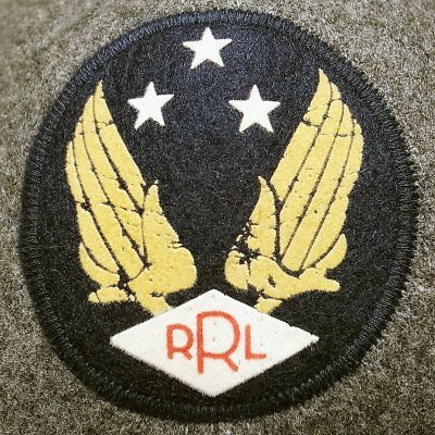 画像1: RRL USAF Ball Cap ダブルアールエル ウイングドロゴ ボールキャップ 灰