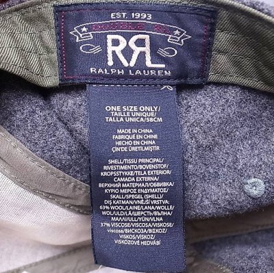 画像3: RRL USAF Ball Cap ダブルアールエル ウイングドロゴ ボールキャップ 灰