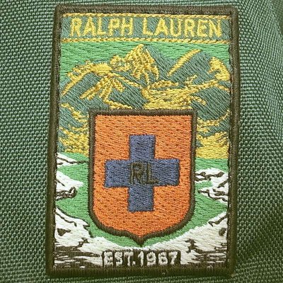 画像1: POLO Ralph Lauren Suede Trim Ranger BackPack ポロ・ラルフ 緑