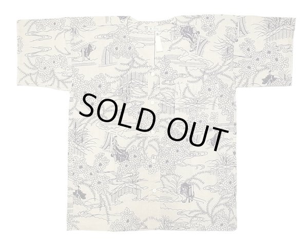 画像2: MAKITAGOFUKUTEN UOGASHI SHIRT 大和絵柄 Handmade in JAPAN (2)