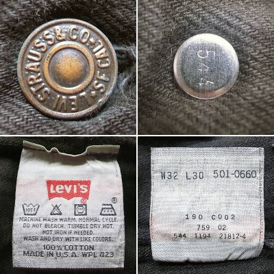 画像3: 【Vintage/Used】LEVI'S 501 BLACK 32×30 1994’S アメリカ製 14