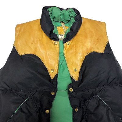 画像1: 【Vintage/Used】Rocky Mountain Featherbed Co Down Vest 1970'S ORG