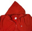 画像5: 【Vintage/Used】Champion® REVERSE WEAVE® ZIP HOODIE 赤 USA製 (5)