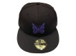 画像1: NEWERA x NEEDLES BB CAP 1st 2000'S NOS Made in USA アメリカ製 黒 (1)