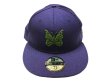 画像1: NEWERA x NEEDLES BB CAP 1st 2000'S NOS Made in USA アメリカ製 紫 (1)