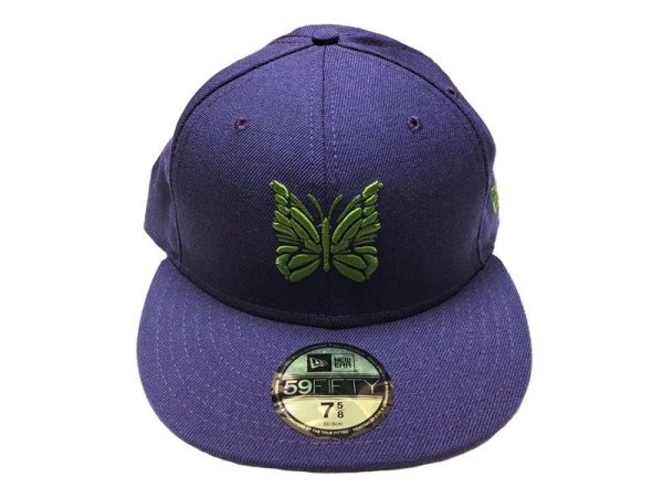 画像1: NEWERA x NEEDLES BB CAP 1st 2000'S NOS Made in USA アメリカ製 紫 (1)
