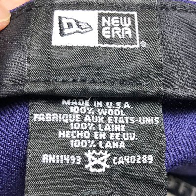 画像3: NEWERA x NEEDLES BB CAP 1st 2000'S NOS Made in USA アメリカ製 紫