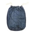 画像3: 【Vintage/Used】US.NAVY INDIGO DENIM LAUNDRY BAG 1940'S (3)