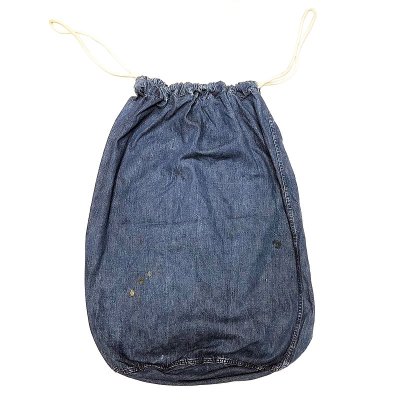 画像1: 【Vintage/Used】US.NAVY INDIGO DENIM LAUNDRY BAG 1940'S