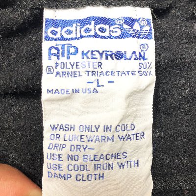 画像3: 【Vintage/Used】ADIDAS ATP TRACK PANT 1980’S アメリカ製 黒×白