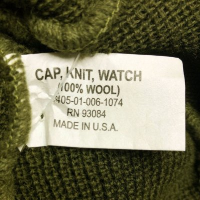 画像3: Deadstock 2000'S US.Military Watch Cap Wool 米軍ニット・キャップ OG