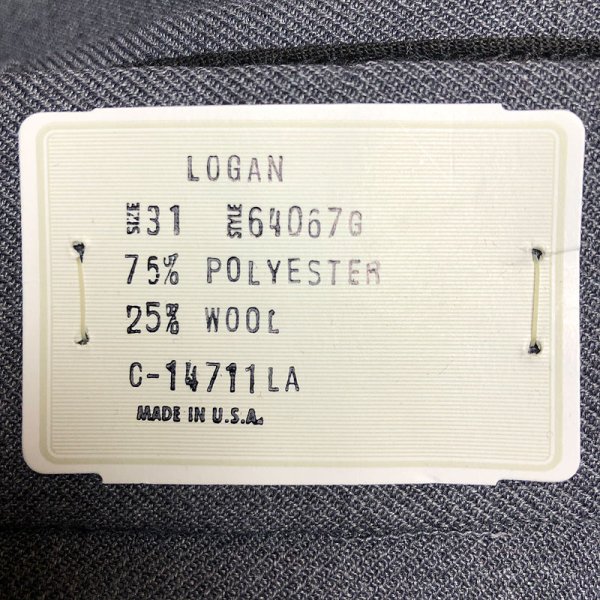 画像9: Deadstock 1980'S LOGAN USMA（WEST POINT）Trousers USA製 実物 (9)