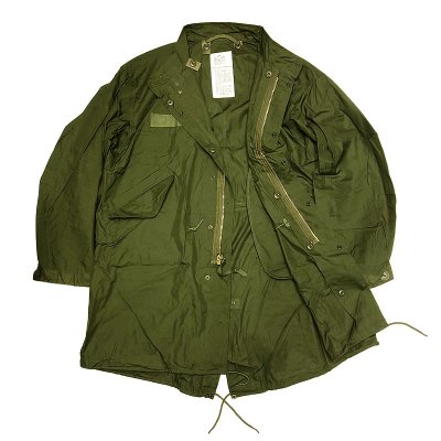 画像1: US.ARMY M-65 Parka 1982'S M NOS シェル＋ライナー＋フード モッズコート