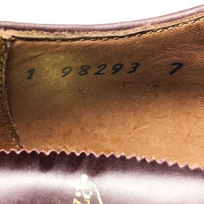 画像3: Deadstock 1990'S Silvano Mazza 98293 CORDOVAN Uチップ イタリア製