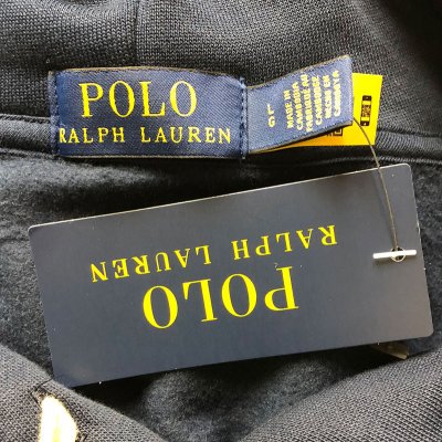 画像3: POLO Ralph Lauren ATHLETIC ”RL” Hoodie 紺  ポロラルフローレン 