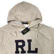 画像4: POLO Ralph Lauren ATHLETIC ”RL” Hoodie 灰  ポロラルフローレン  (4)