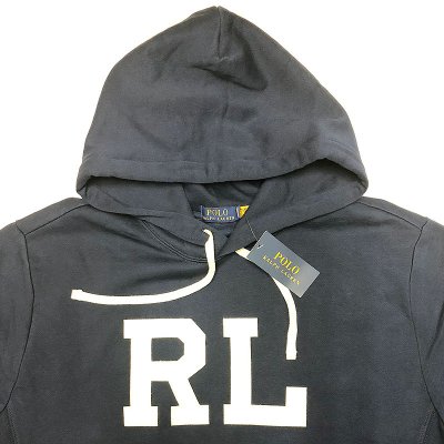 画像1: POLO Ralph Lauren ATHLETIC ”RL” Hoodie 紺  ポロラルフローレン 