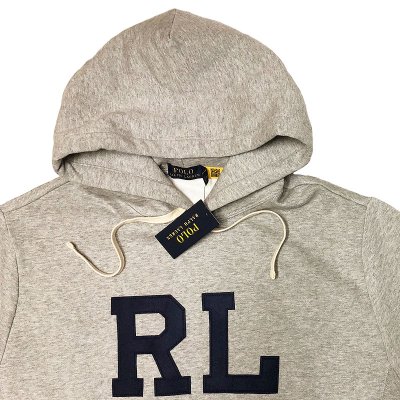 画像1: POLO Ralph Lauren ATHLETIC ”RL” Hoodie 灰  ポロラルフローレン 