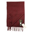 画像2: RRL HOUNDSTOOTH SCARF 100% Cashmere  Made in U.K. カシミアストール  (2)