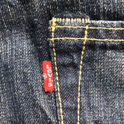 画像2: Levis Premium Skinner Low Rise Bootcut Vintage加工 Made in USA